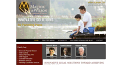 Desktop Screenshot of mattoxwilson.com