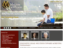 Tablet Screenshot of mattoxwilson.com